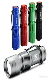 Colourful Waterproof LED Flashlight High Power 2000LM Mini Spot Lamp 3 Models Zoomable Camping Equipment Torch Flash Light4645449