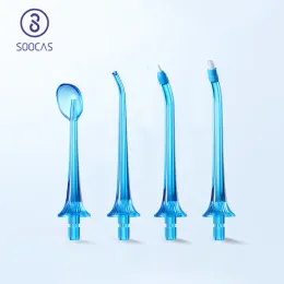 Aufhellung Original SOOCAS W3 Pro Düsen Tipps Munddusche Wasser Flosser Waterpulse Waterpick Wasser Flosser für SOOCAS W3 Pro Kopf