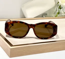 Havana Kahverengi Oval Güneş Gözlüğü 424 Kadın Erkek Yaz Sunnies Sonnenbrille Moda Gölgeleri UV400 Gözlük Unisex