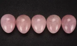 20pcslot não perfurado natural rosa quartzo yoni ovo jade ovo pélvico kegel exercício vaginal aperto esfera 3 tamanhos4039038