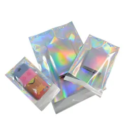 Aluminum Foil Laser Mailers Packages Bags Package Express Envelopes Clear Front For Phone Case Accessories Christmas Gift Statione8032648