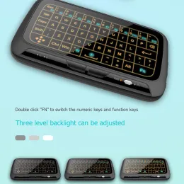 Tastiere da tastiera da 2,4 GHz tastiera wireless bluetoothcomptible tastiera tastiera tastiera tastiera e riprodurre il ricevitore dongle USB per Smart TV Box