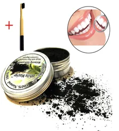Nature Bamboo Tandkräm Activated Charcoal Tooth Powder Cleaning Teeth Plack Tartar Borttagning Kaffespår8611156