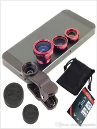 Universal Clip 3 in 1 Fish Eye Lens 광각 매크로 휴대폰 카메라 렌즈 iPhone 12 11 Pro XS XR Max Samsung Note20 S20 UL7876320