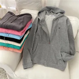 Kadın Hoodies Gevşek Sweatshirts Hood ile Hut ile Koşu Gözleri Teen Girl Öğrenci Top Kore Stil