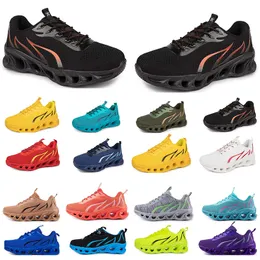 Bahar Erkek Kadın Ayakkabı Koşu Ayakkabıları Moda Sporları Uygun Spor Ayakkabı Dilek Dantel-Up Renk Siyah Beyaz Bloketleme Antiskid Büyük Boyut 823