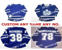 College Hockey trägt Nik1 Herren Damen Kinder 2017 AHL Toronto Marlies 38 Jay Rosehill 78 Josef Boumedienne 100 Stickerei Custom Ic2680638