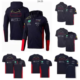 Homens camisetas F1 Racing Jacket Primavera e Outono Equipe Hoodie Mesmo Estilo Personalização