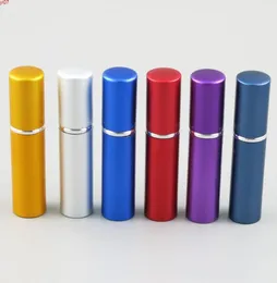 360 x 5 ml Taşınabilir Seyahat Parfüm Mini Şişe 6 Renk Atomizer Doldurulabilir Boş Sprey Kadınlar için ContainerJar6555473