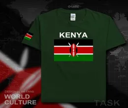 Республика Кения Кенийская мужская футболка трикотажные изделия футболка сборной страны 100 хлопковая футболка спортивная одежда футболки флаг страны KEN X06213001604