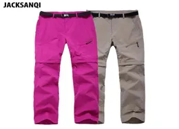 JACKSANQI Women Quick Dry Removable Pants Spring Summer Hiking Pants Brand Sport Outdoor Trouser Fishing Shorts RA0676800955