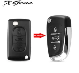 23 Button Modified Car Car Key Shell Case لـ Peugeot 307 408 308 4007 3008 لـ Citroen C2 C3 C5 C6 Picasso CE05362047679