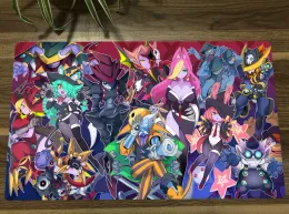 Pads Yugioh Abyss Actor TCG CCG Playmat Trading Card Card Game Mat Table Desk Play Mat Mousepad Mouse Mouse Pad 60x35 cm