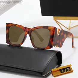 Óculos de sol de grife ysl novos óculos de sol ys mesmo quadro grande moda óculos de sol estilo ins