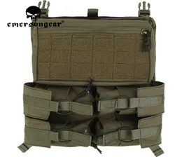 Emersongear Emerson خفيفة الوزن Banger Back Loop Hoop Molle System for Tactical 420 Vest Airsoft Hunting CS Game 2012159202301