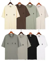 Herren039s T-Shirts Fear God Multi Thread Season Front Dreidimensionaler Buchstabe Rundhals Kurzarm T-Shirt4751622