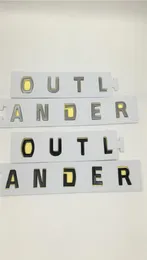 CAR ACCESSORIES OUTRINGI OUTLANDER FRONT HOOD EMBLEMSバッジボンネットロゴレタースクリプトSTICKERS1014084の車のアクセサリ