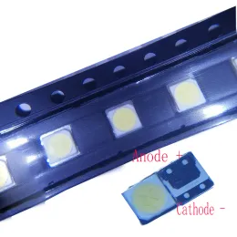 50PCS/Lot SMD LED 3535 6V 2W Cold White 3.5*3.5mm High Power For TV/LCD Backlight Application
