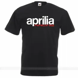 Koszulka Tshirt Aprilia Racing RSV4 BE Racer Factory Racing COD100 Cotton Tshirt Men Summer Fashion Euro Rozmiar 240228