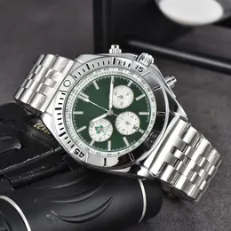 Multi Dial Perfect Watch Navitimer Herren Business Ladies Orologio 50mm Sier plattierte Uhrenband Elegante Designer Uhren hohe Qualität 13