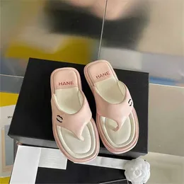 36% OFF Sports shoes 2024 Thick bottom small fragrant bread flip flop summer new style square head clip toe cute fat casual sandals women