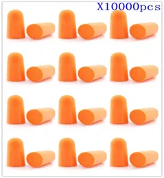 Vida saudável 10000pcs tampões de ouvido laranja proteção de isolamento acústico tampões de ouvido anti-ruído dormir para viagens8025078