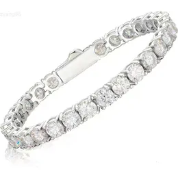0.1CT 0.15Ct Princess Cut Jewelry Jewelry Igi Lab Grown Diamond 14k 18k Gold Women Tennis Bracelet