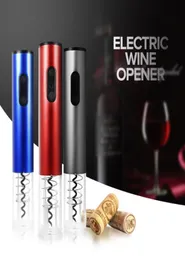 Original Automatisk vinflasköppnare Kit Automatisk korkskruv Electric Wine Opener Cordless med Foil Cutter och Vakuumstopp9700122