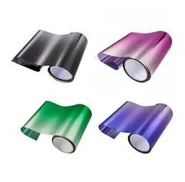 13520cm Car Top Front And Rear Windshield Window Glass Sunshade Film Sticker With Scraper Heat Insulation Auto Parts3150404