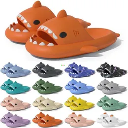 Frete Grátis Designer Shark Slides Sandália GAI Slipper Sliders para Homens Mulheres Sandálias Slide Pantoufle Mules Mens Womens Chinelos Treinadores Sandles Color162