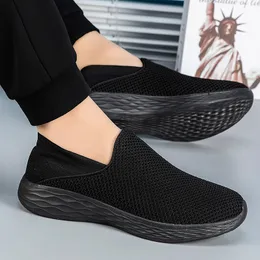 Spedizione gratuita Uomo Donna Mocassini Scarpe da corsa Soft Comfort Nero Bianco Beige Grigio Rosso Viola Blu Verde Scarpe da ginnastica da uomo Slip-On Sneakers GAI colore # 1