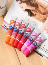 Lip Gloss Peeloff Lasts For 24h No Stain Marine Collagen Lipstick Balm Plant Romantic Bear 6 Colors Makeup Moisturizing Lip Mask3629843