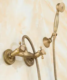 Dofaso retro telephone hand shower and oill rubbed telephone shower heads5214732