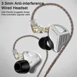 In-Ear-Monitor-Kopfhörer, dynamische HiFi-Bass-Ohrhörer, 3,5-mm-Stecker, Sport-Headset mit Geräuschunterdrückung für Sportspiel-Musikliebhaber