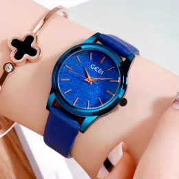 Women's watch high-grade fashion light luxury casual flash powder dopamine quartz belt waterproof watch F5