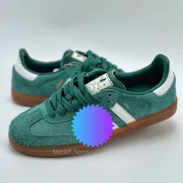 2024 novos três listras sam og bas bonner baixos sapatos originais branco verde designer das mulheres dos homens tênis casuais sapato de alta qualidade hp7902