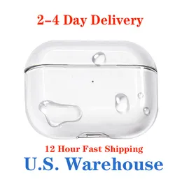 For Airpods pro 2 air pods 3 Max Earphones airpod Bluetooth Headphone Accessories Solid Silicone Cute white Protective Cover Wireless Charging Box Shockproof Case C