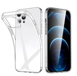 Ultrathin transparent Clear Soft TPU Phone Cases Gel Crystal Back Cover for iphone 14 13 12 mini 11 pro MAX X XS XR 8 7 plus DHL8882730
