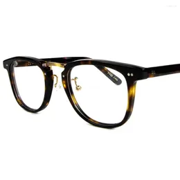 Sunglasses Frames 80372 Retro Square Acetate Glasses Frame Men Women Optical Fashion Computer Eyeglasses