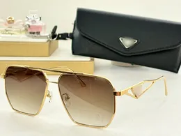 Top luxury Sunglasses polaroid lens designer womens Mens Goggle senior Eyewear For Women eyeglasses frame Vintage Metal Sun Glasses SPR55 Size:61-13-145
