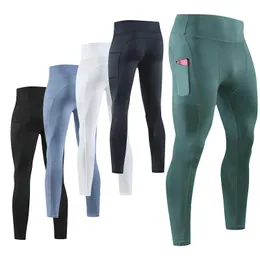 Gym Herren Fitness Laufen Sporthose Leichtathletik Enge Leggings Joggings Skinny Yoga Kompressionshose Lycra Jogginghose Dry Fit 240304