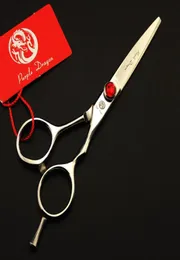 528 5039039 Brand Purple Dragon Professional Frisörsax med väska 440C Home Salon Barber039s Cutting Scissor4296058