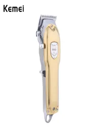 KEMEI 134 10W kraftfulla elektriska hårklipp för män Barbertrimmer trådlös skärs frisyrmaskin Grooming Kit All Metal Body 23049124