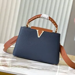 Tasarımcı Tote Çanta Sac Luxe Çanta Lüks Omuz Çantaları Üst Orijinal Kalite Crossbody Çanta Klasik Bölme Seyahat Çantası Altın Çivili Boncuk Totes Çanta