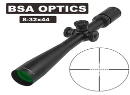 BSA Optics 832x44 AOハンティングスコープライフルスコープ30mmチューブ直径エアライフル用スナイパーギアフロントサイトロングアイレリーフライフルSC3579027