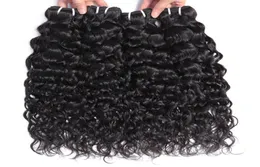 Brazillian Straight Body Loose Deep Wave Kinky Curly Bundles obearbetade brasilianska peruanska indiska mänskliga hår7413192