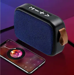 Portabla högtalare G2 Wireless Speakers Fabric Art Bluetooth Speaker Outdoor FM TF Card U Disk Audio Creative Portable Mini Subwoofer Gift in Box 240304