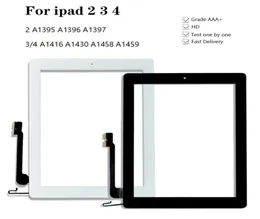 För iPad 234 Pekskärm A1395 A1396 A1397 A1416 A1430 A1458 A1459 Pekskärm Digitizer Sensor Glass Panel2113839