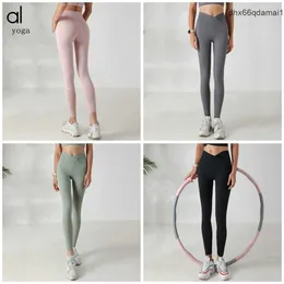 AL Yoga Pants Bez niezręczności Nić dwustronne nagi