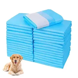 Крупные прокладки для щенков для щенков 50/100 ПК, супер впитывающие домашние подушки для подгузников для собак
